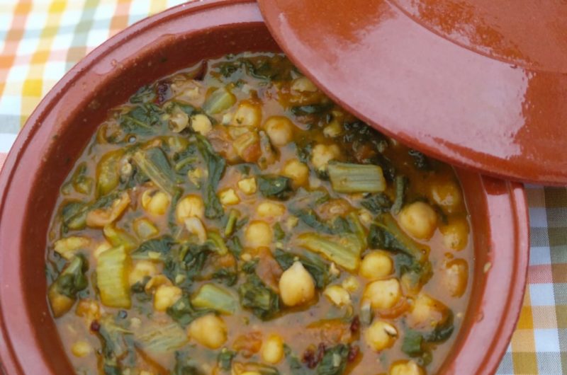 Potaje de garbanzos con acelgas