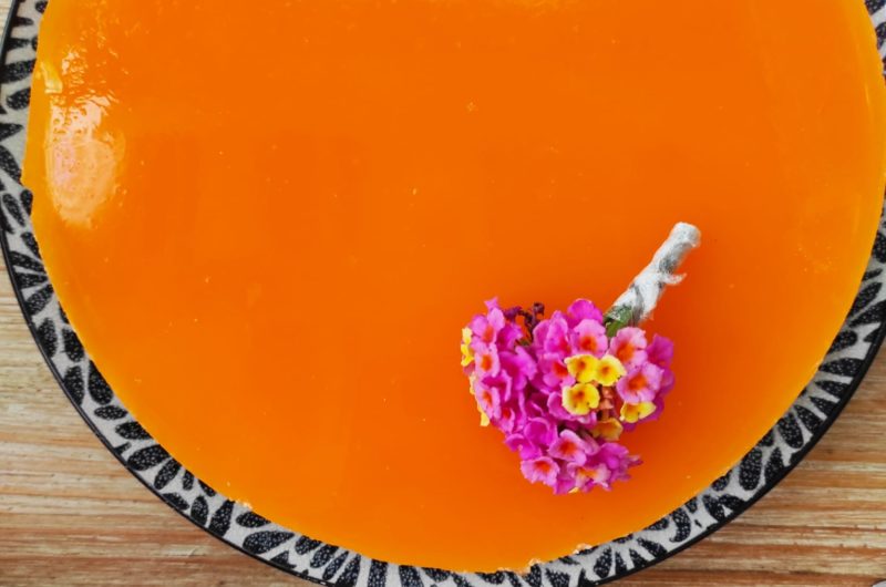 Tarta de mandarina y queso