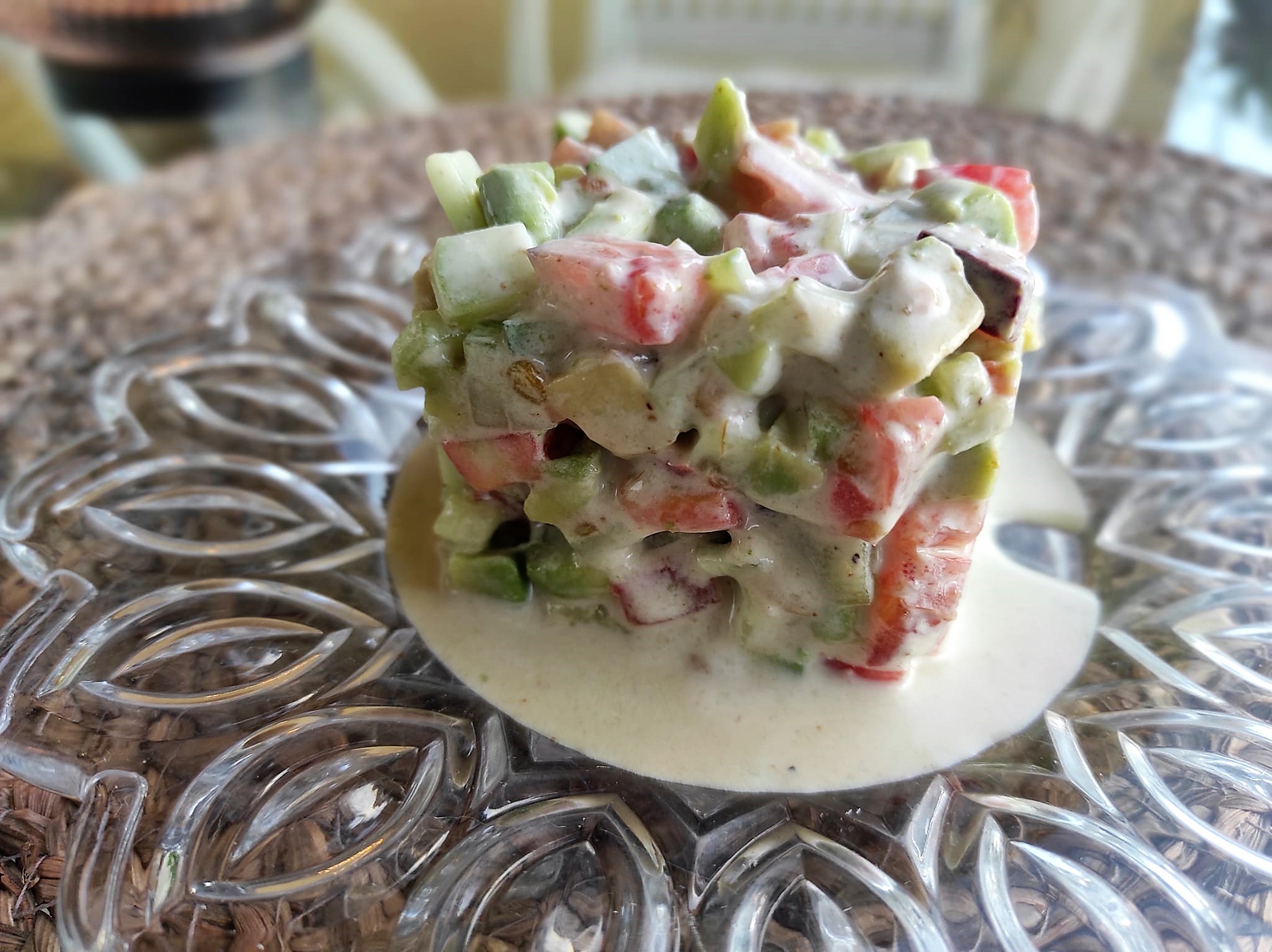 Tartar de pepino y aguacate