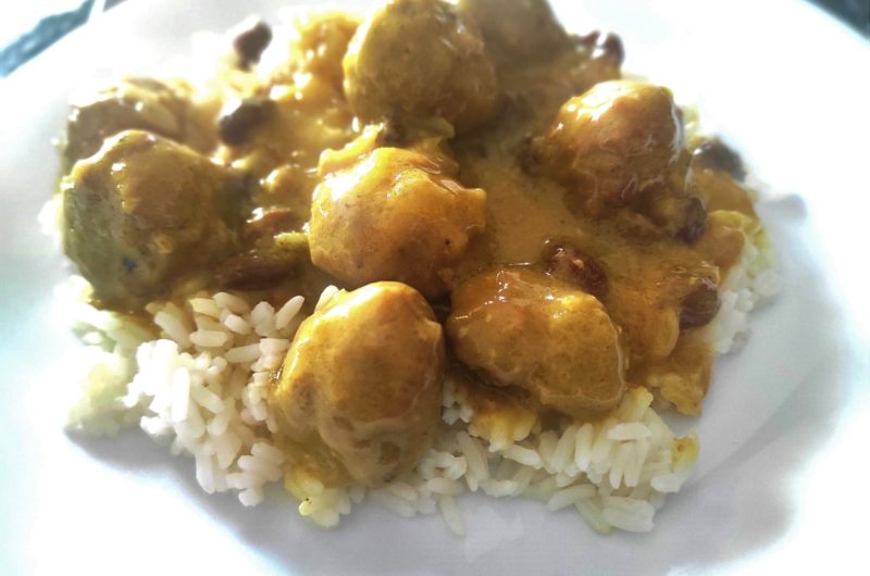 Albóndigas con curry