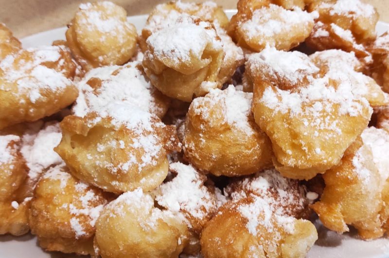 Buñuelos de viento, para el día de todos los santos. Receta con Thermomix.