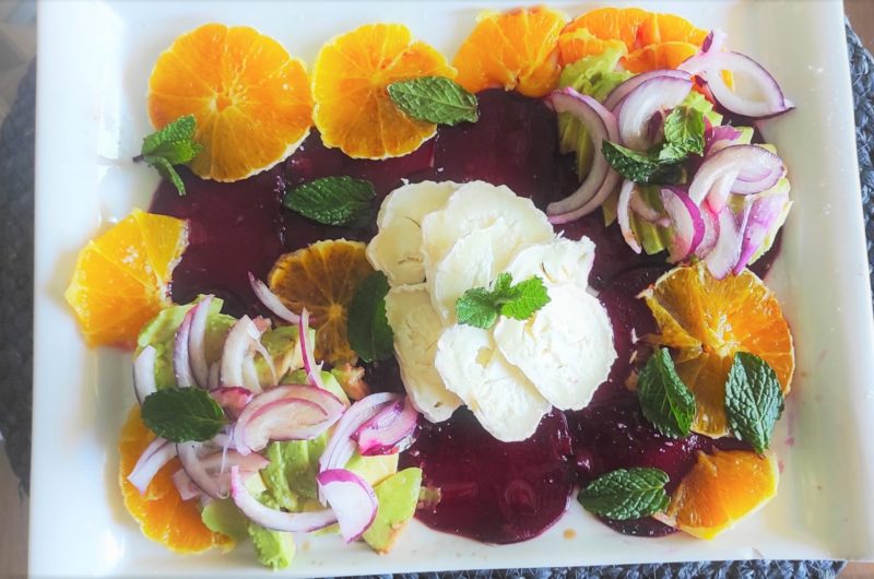 Carpaccio de remolacha y naranja, una ensalada perfecta!